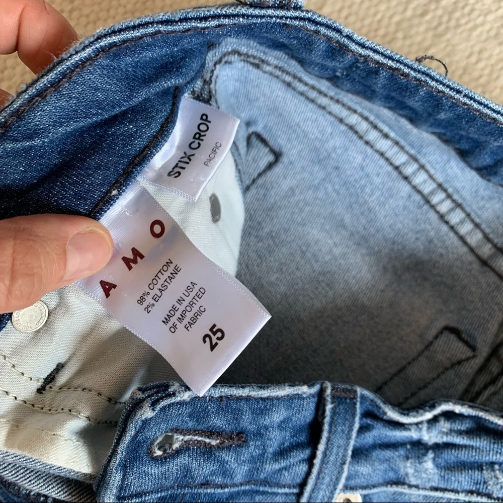AMO denim stix crop - Picture 7 of 8